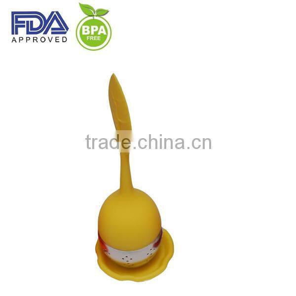 Cute Whale Tea Infuser Silicone Material, Small Whale Silicone Strainer, Silicone Whale Tea Bag