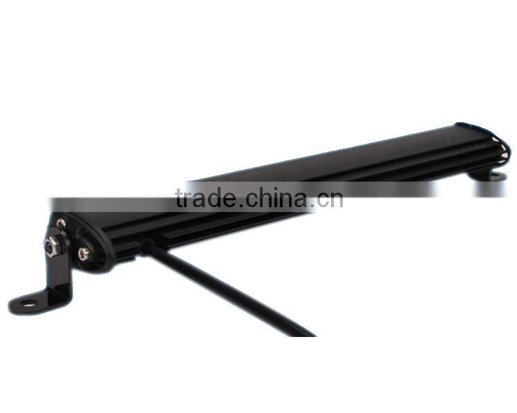 Auto parts auto accessories super slim LED light bar 36W single row led offroad light bar 12V 24V IP67 4x4 flood spot beam
