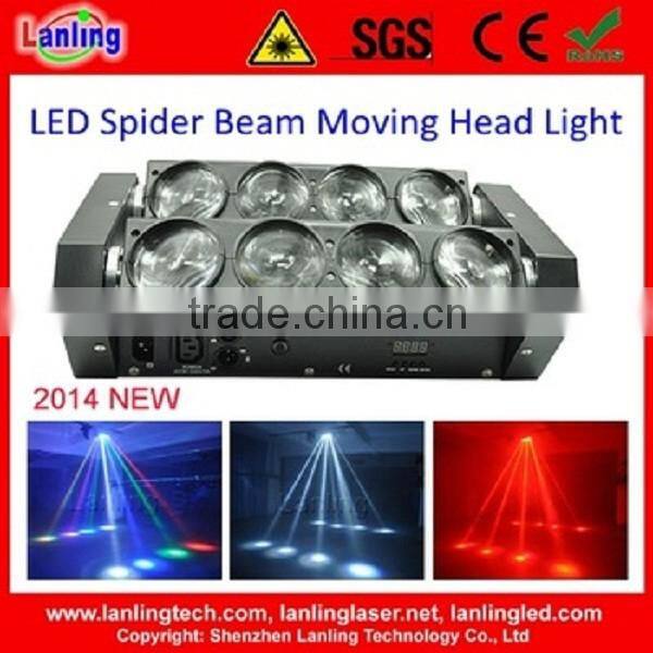 LHGS80W-RGBW 8*10W RGBW Moving Head Spider LED Light
