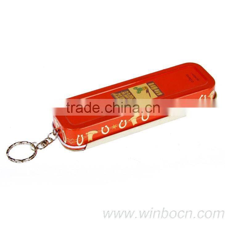 Two layers cartoon students pencil case with push-pull cover