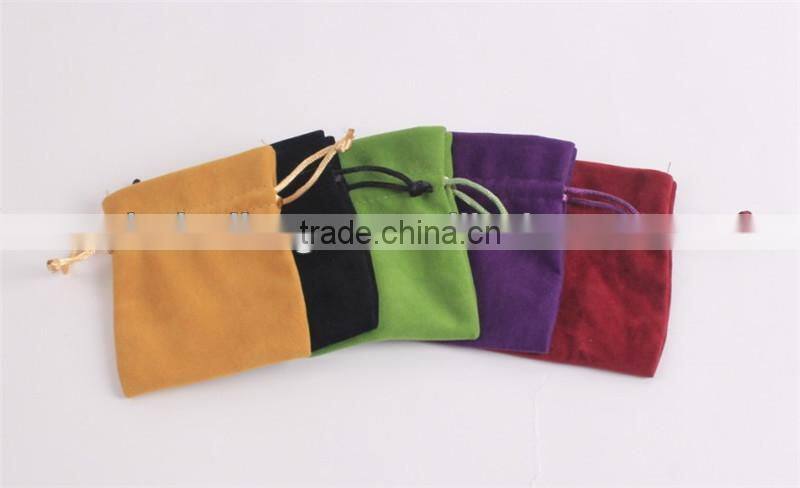 New design fashion gift packaging velvet jewelry bags