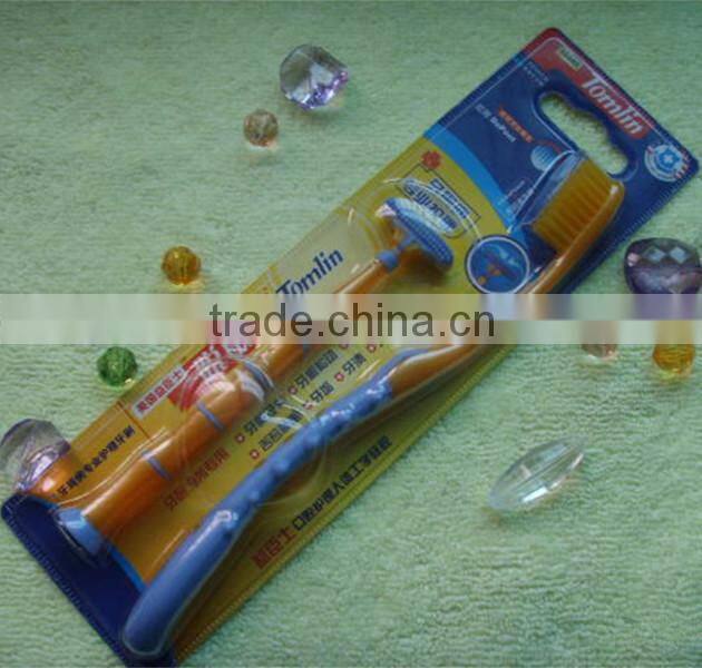 Wholesale pp material travel disposable toothbrush with cap for hotel