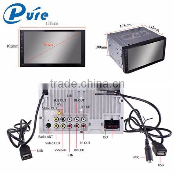 Android 5.1.1 Capacitive Touch Screen 2 Din Car Radio DVD CD Player for Cars with GPS Navigation