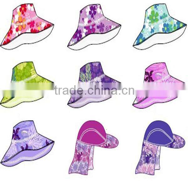 High quality UV lycra ladies cap swim hat