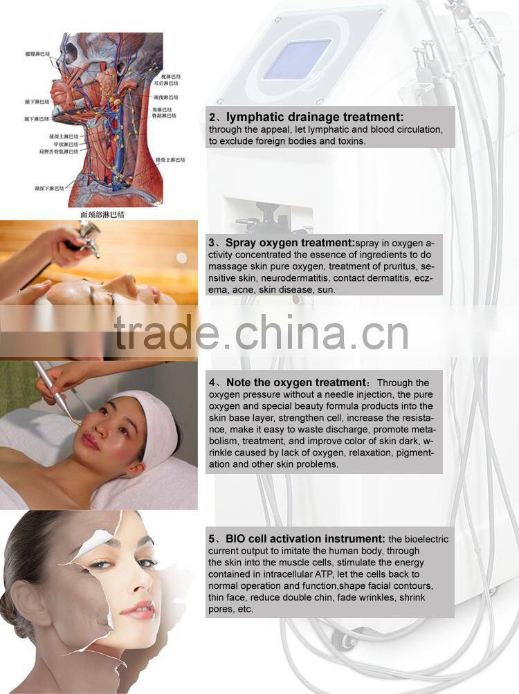 Top quality!hyperbaric oxygen bar equipment , Water oxygen jet peel skin rejuvenation machine RL-E01/oxygen jet facial machine