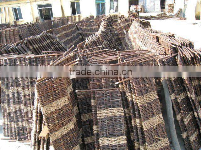 willow border/wicker hurdle