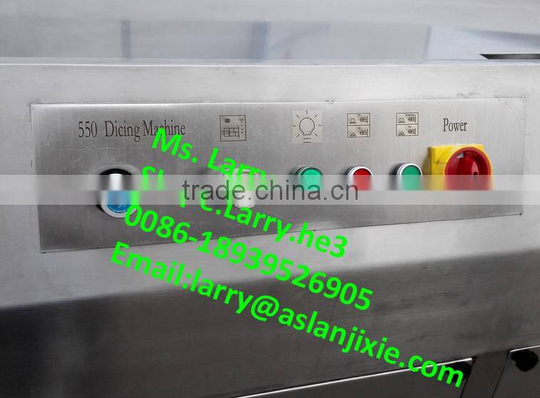 automatic meat cube dicing machine/frozen meat dicer/frozen meat dicing machine