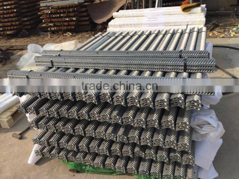 COMBINE HARVESTER RASP BAR WITH DOUBLE HOLES