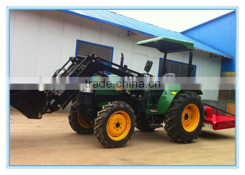 DQ554 55HP 4x4 tractor with 4in1 front end loader
