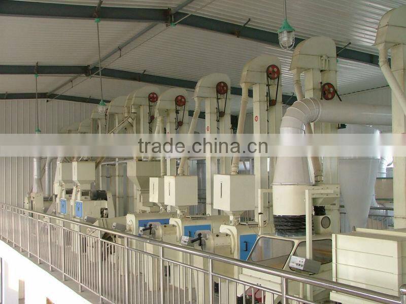 High efficiency fully automatic complete set jet rice mill made in China