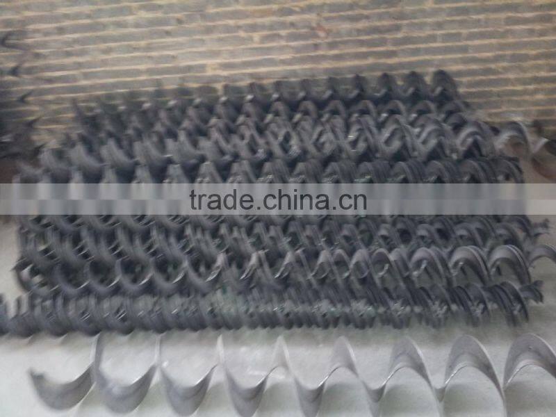 High production capacity sawdust flexible screw conveyor