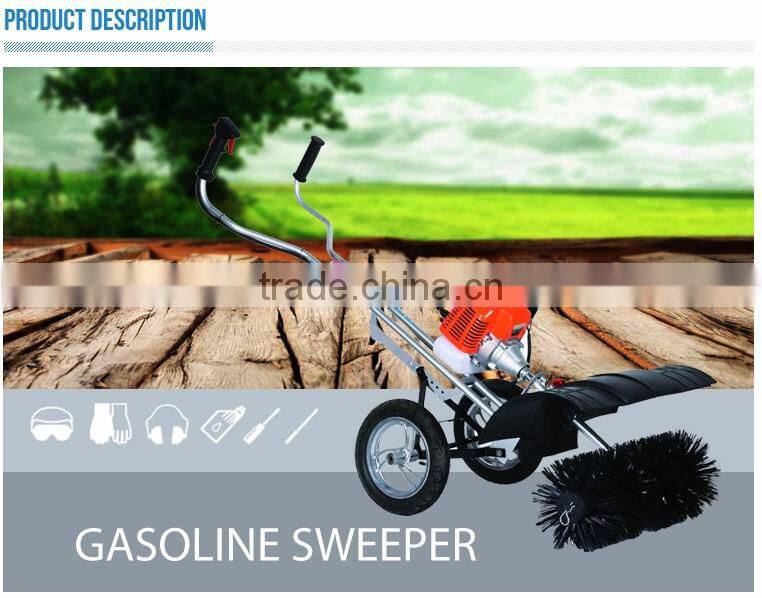 hand push floor sweeper machine