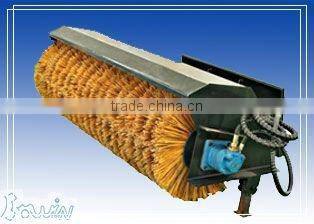 Angle broom for skid steer loader