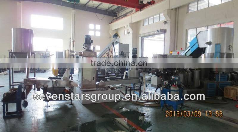 LDPE film granulating pelletizing production machine