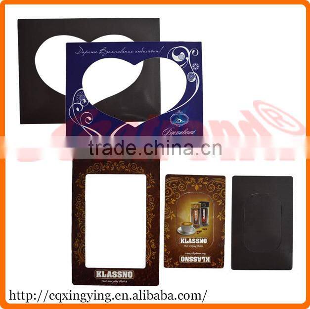 Customized Logo Printed Small Cheap Paper Fridge Frame Magnet