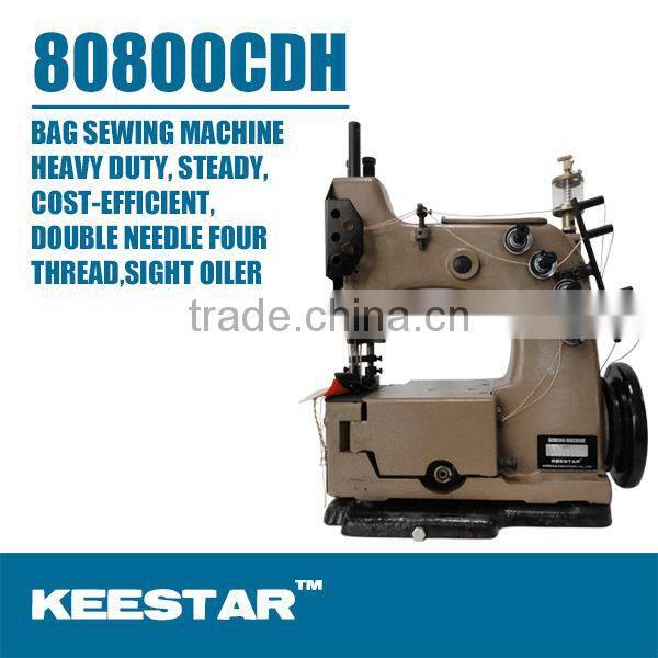 KEESTAR 80800CDH Two Needle Chain Stitch Jumbo Bag Sewing Machine