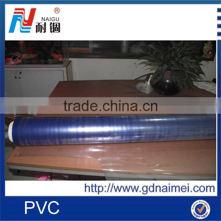 clear transparent plastic pvc packing film with logo for mattress