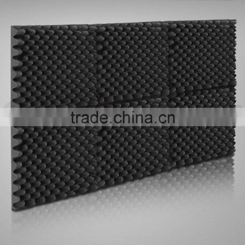 Factory directly sell PU material sound absorbent sponge, Wave shape foam, egg crated sponge, great quality free sample