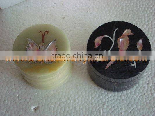 FIRST QUALITY PAKISTANI FACTORY MADE PURE ONYX JEWELRY ENGRAVED BOXES