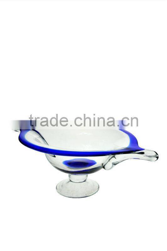 high quality decorative wedding centerpiece opal glass dessert candle holder plate