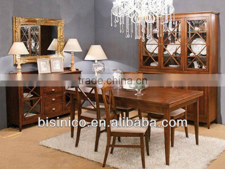 Big size luxury Spanish style wooden dining room sideboard
