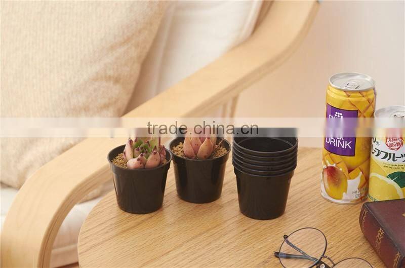 Round Clear Plastic Orchid Pot