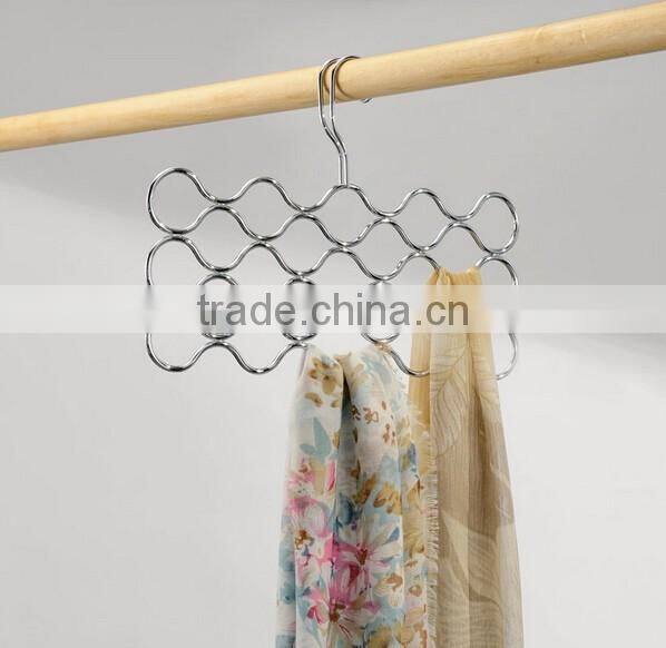 Scarf Organizer. Space Saver, Snag Free, Hanger for Accessories, Use in Closet