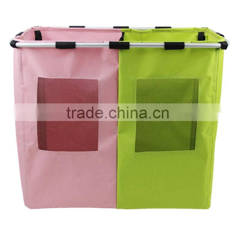 2017 cheap promotion foldable factory price Jute storage bin bag