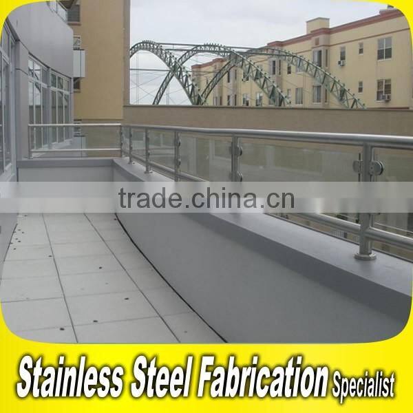 Fabrication Project 304 Stainless Steel Plexiglass Roof Deck Railing