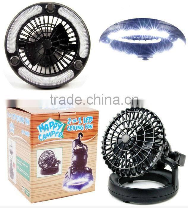 Multifunctional fan tent lamp 18LED camping lamp