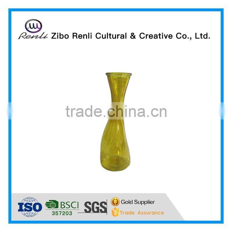 Elegant Cheap Narrow Long Neck Glass Vase for Single Flower