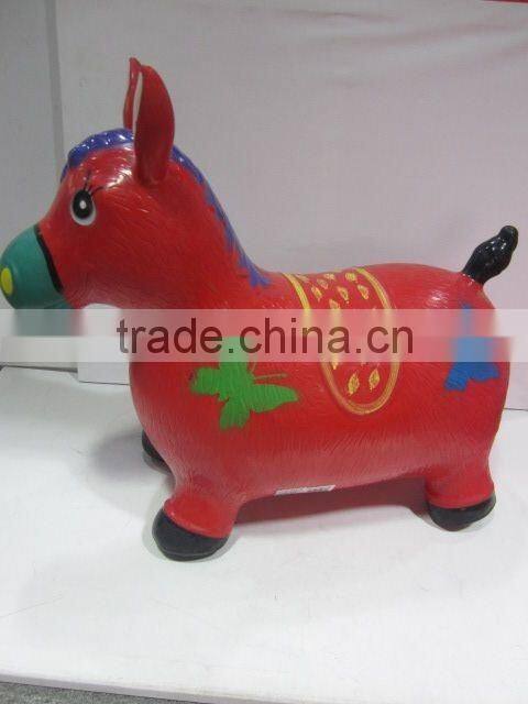 painted inflatable toys for children Jumping horse