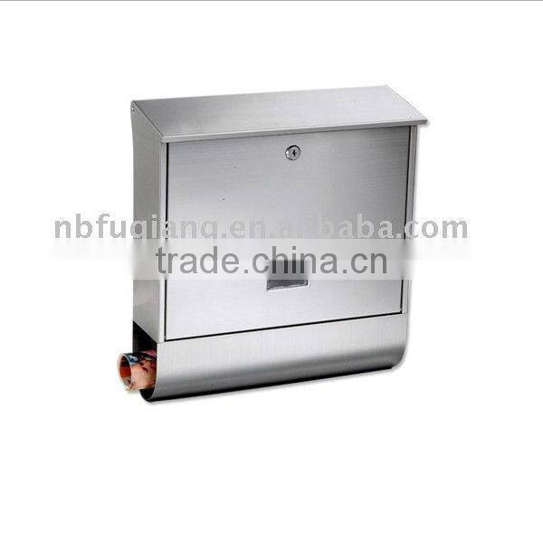 FQ-176 Metal Wall Mounted Mailbox,stainless steel mailbox,American mailbox,four colors available