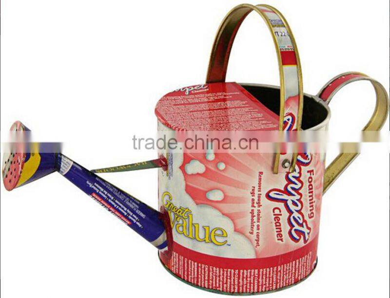 OEM Kids Toys Flower Pattern Garden Decoration/ Zinc Flower Planter Pot & Watering can_Balcony water pot