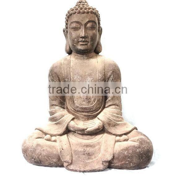home or garden fiberglass buddha statue