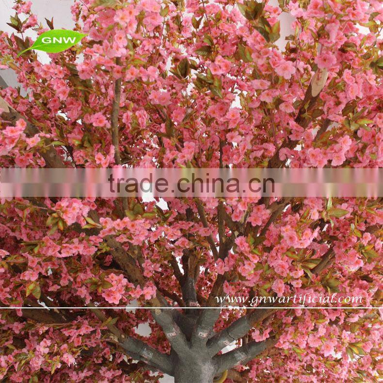 Pink Indoor Ornamental Artificial Cherry Blossom Tree 3.5 Meter High Wholesale High Simulation