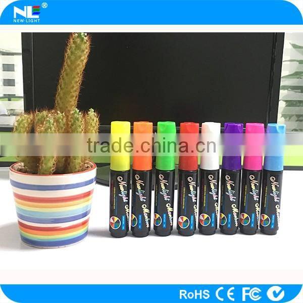 High quality highlighted fluorescent marker pen / magic clear neon marker pen