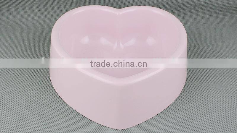 Plastic Pet Bowl With Logo outside