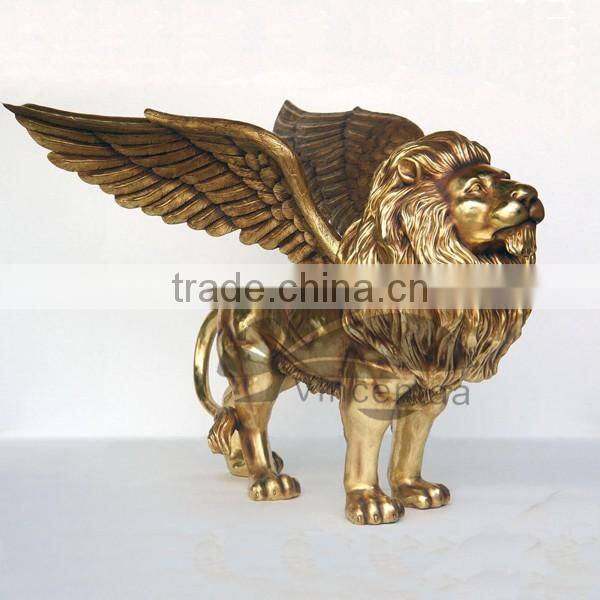 High Quality Winged Lion Statue VSL-088