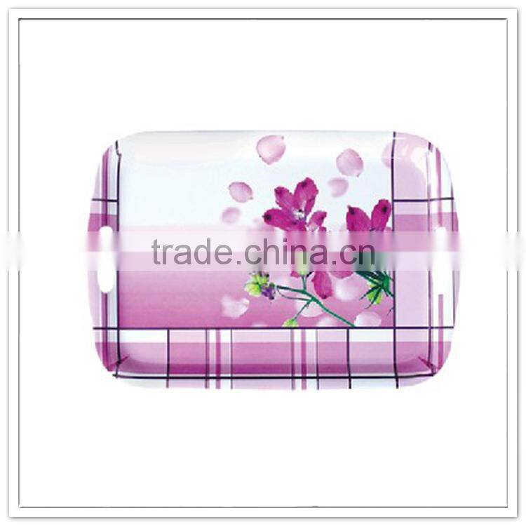 Coffee shop advertising display beautiful melamine perforated plastic trays