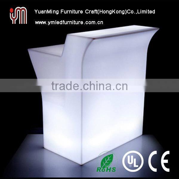 Modern Light Up Bar Table/Plastic Led Bar Table/Glowing Led Bar Table YM-BT9080 YM-BT8090