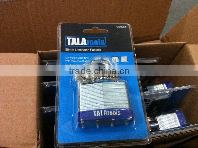 safety laminated padlock