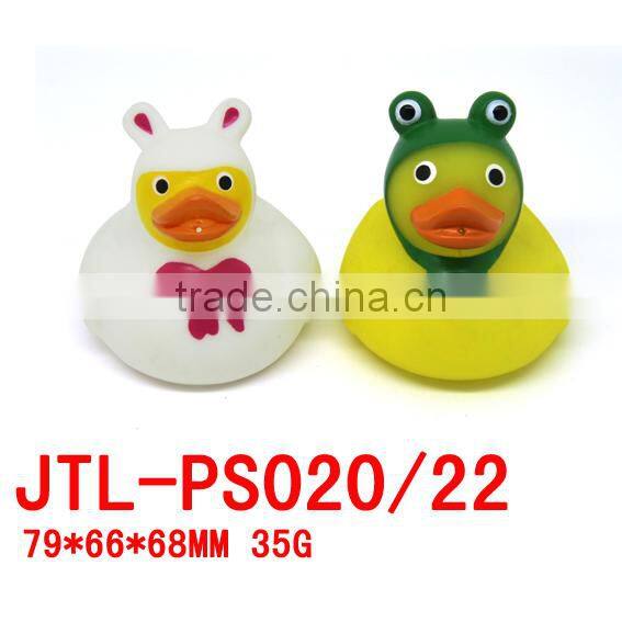Bath Duck Toys With Horns on Heads