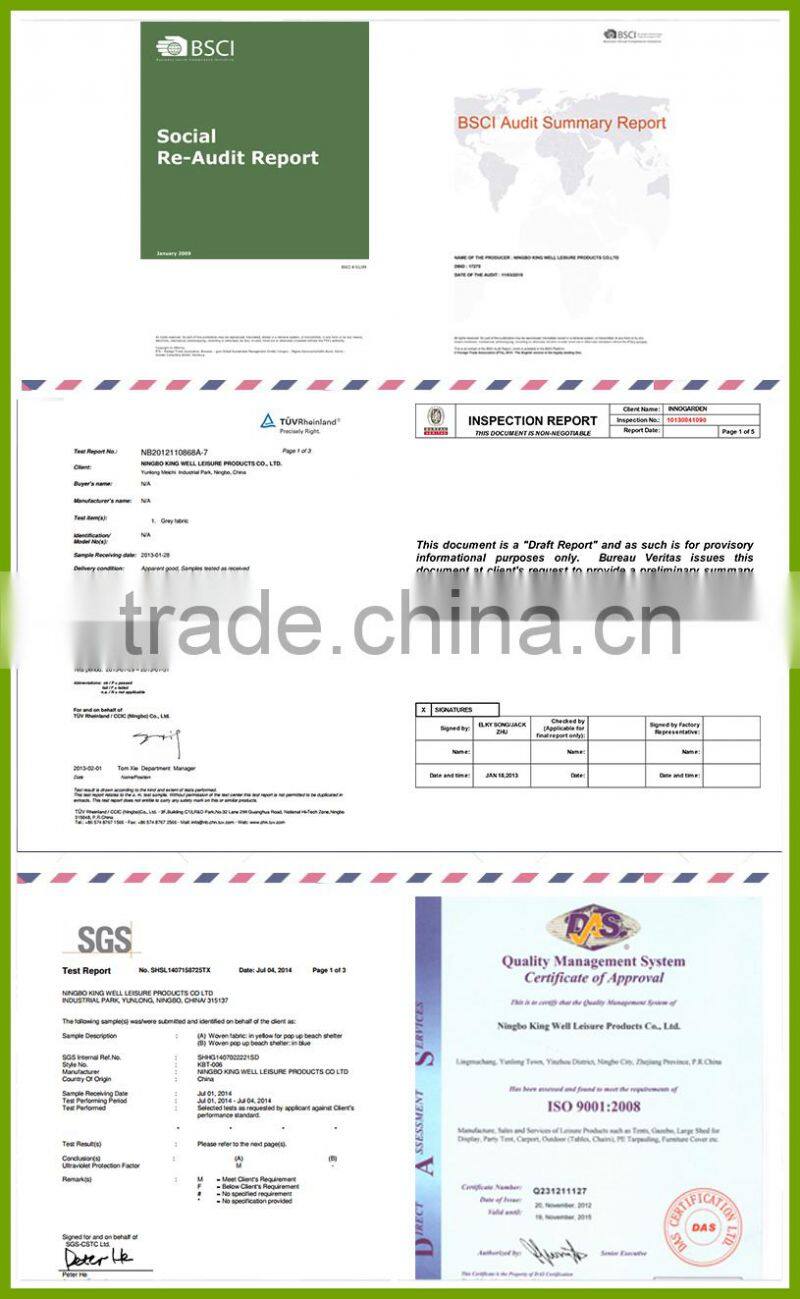 2015 Top sale Sunshade sail Shelter