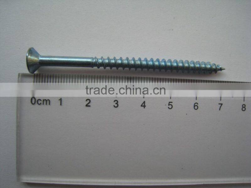 Phillips pan head self tapping screw with washers