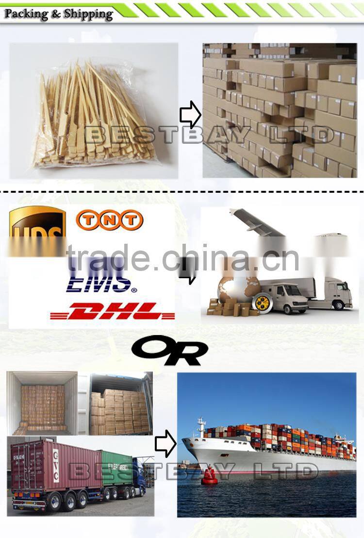 bamboo skewer with custom logo