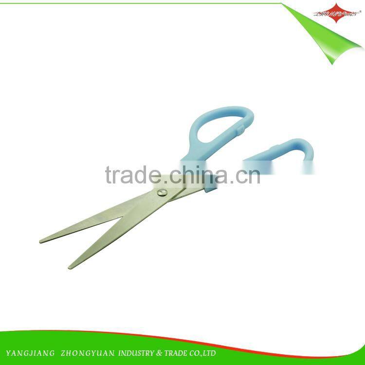 ZY-J7007 Student Scissor safety children high quality Paper scissors cutting stainless steel school office stationary
