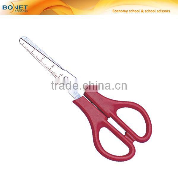 S71013 CE certificated 5" round tip practical and useful student scissors