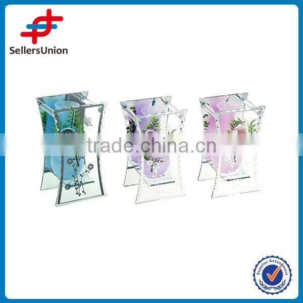 single crystal flower vase