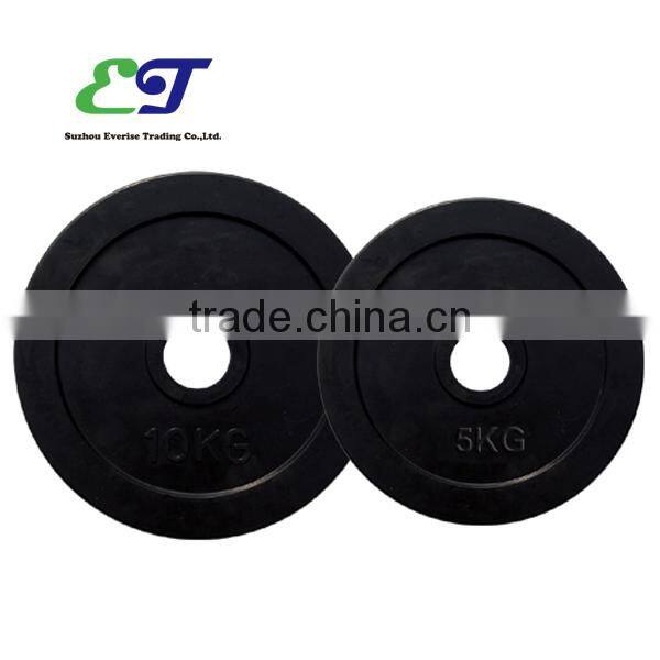 Olimpic bumper plates / weight lifting plates /5kg/10kg black barbell plates